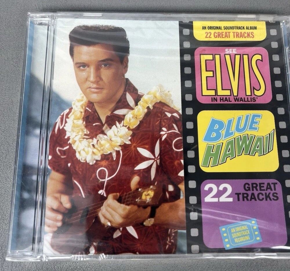 Vtg 1997 Elvis Presley CD Blue Hawaii Original Soundtrack 22 Tracks New Sealed